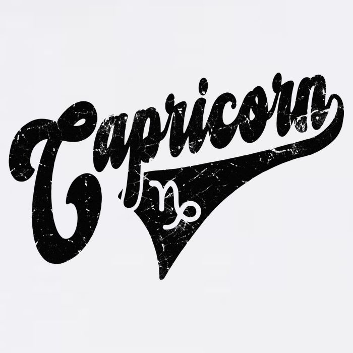 Capricorn Retro Zodiac Astrology Horoscope Capricorn Bucket Hat