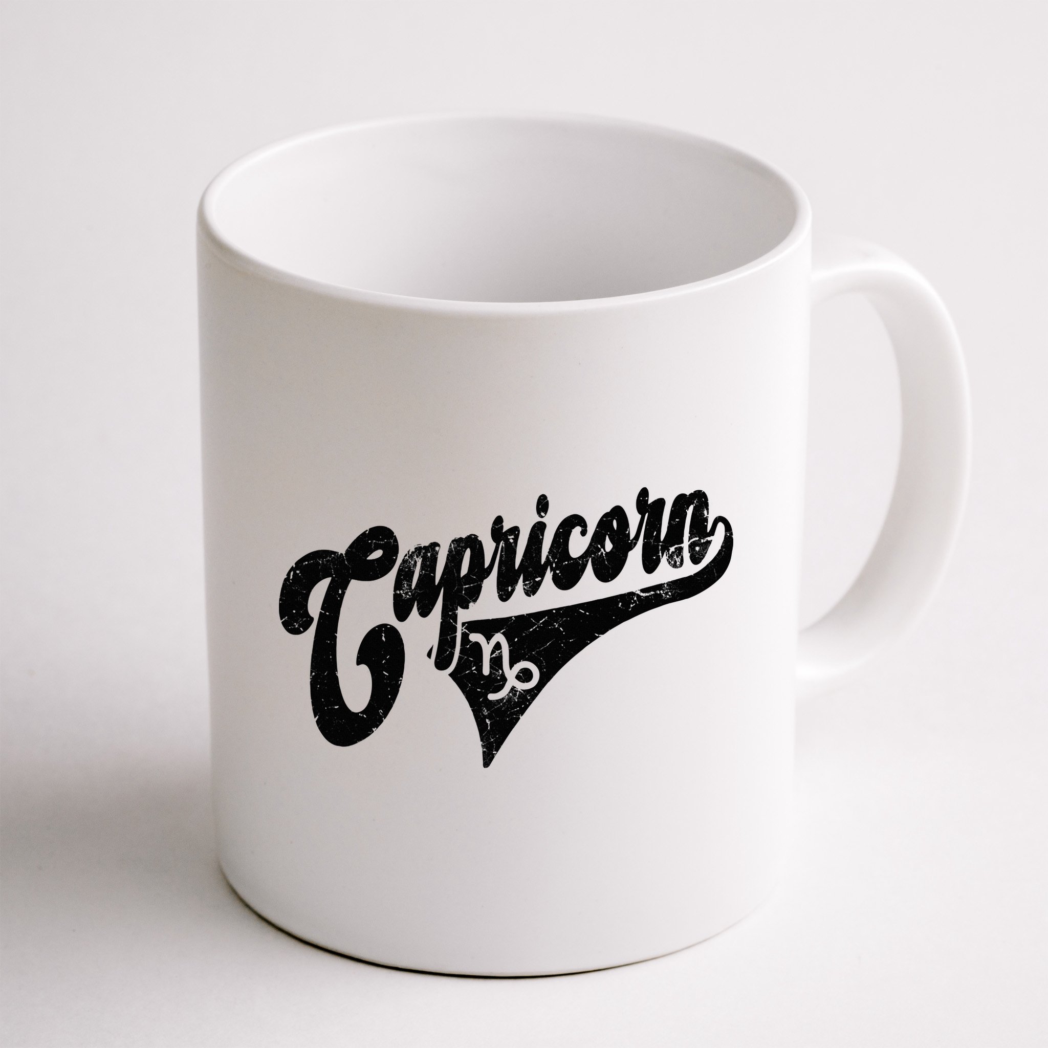Capricorn Retro Zodiac Astrology Horoscope Capricorn Mug