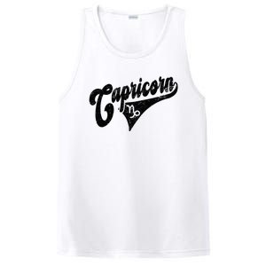 Capricorn Retro Zodiac Astrology Horoscope Capricorn PosiCharge Competitor Tank