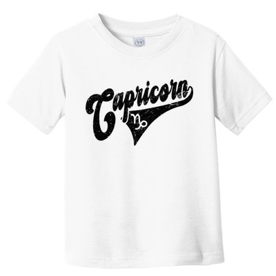 Capricorn Retro Zodiac Astrology Horoscope Capricorn Toddler T-Shirt