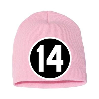 Cincy Shirts 14 Forever Pete Rose Patch Short Acrylic Beanie