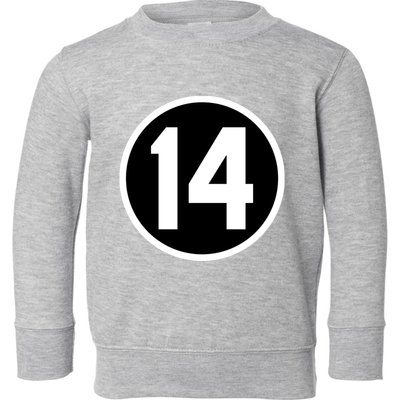 Cincy Shirts 14 Forever Pete Rose Patch Toddler Sweatshirt
