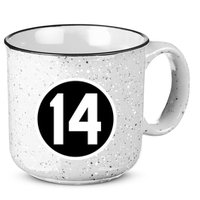 Cincy Shirts 14 Forever Pete Rose Patch 15oz Campfire Ceramic Mug