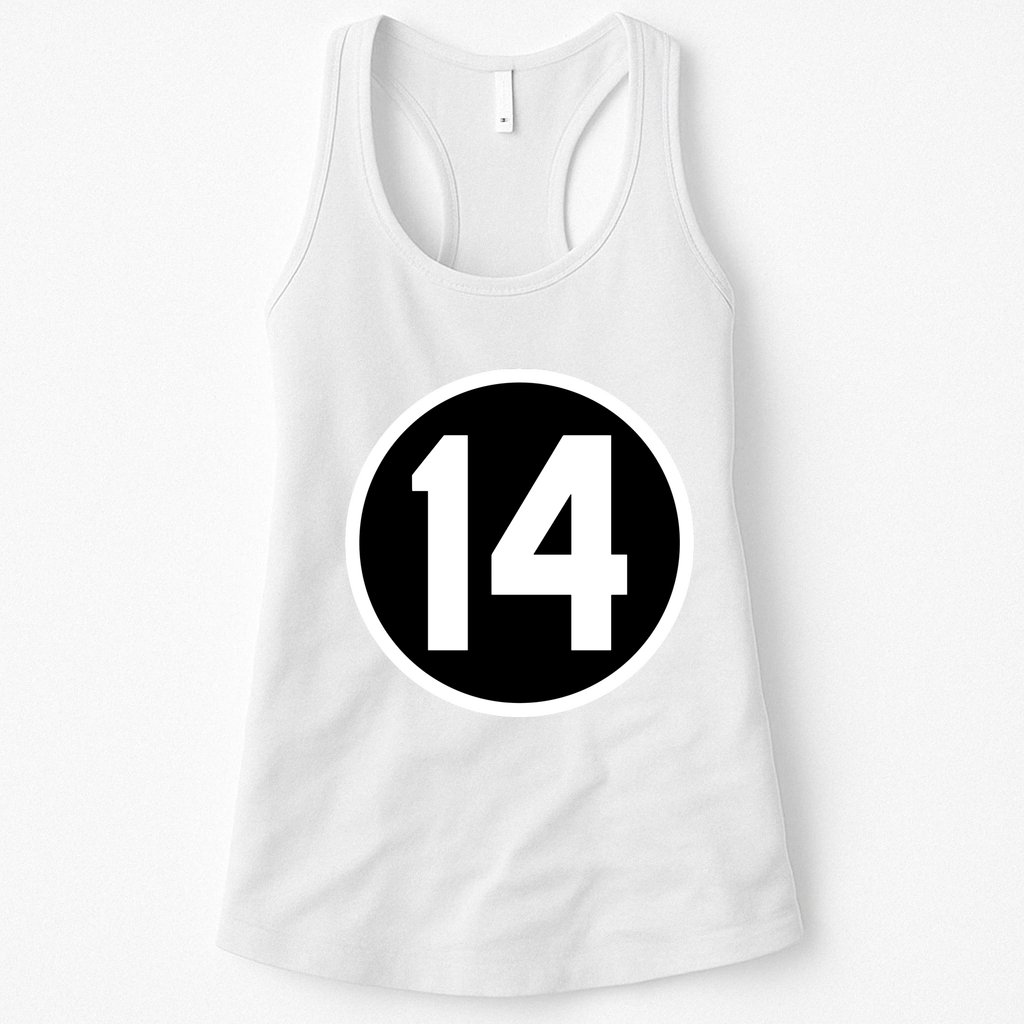 Cincy Shirts 14 Forever Pete Rose Patch Womens Tank Top