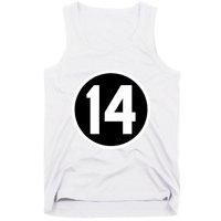 Cincy Shirts 14 Forever Pete Rose Patch Tank Top