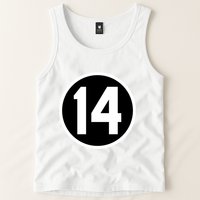 Cincy Shirts 14 Forever Pete Rose Patch Tank Top