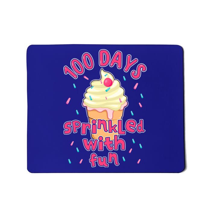 Cupcake Student 100th Days Sprinkled Fun 100 Days Of School Gift Mousepad