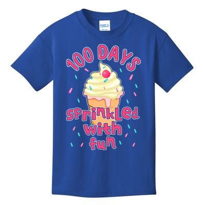 Cupcake Student 100th Days Sprinkled Fun 100 Days Of School Gift Kids T-Shirt