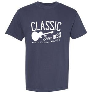 Classic Since 1923 And Still Rockin 100th Birthday Garment-Dyed Heavyweight T-Shirt