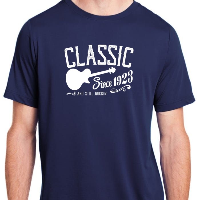 Classic Since 1923 And Still Rockin 100th Birthday Adult ChromaSoft Performance T-Shirt