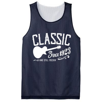 Classic Since 1923 And Still Rockin 100th Birthday Mesh Reversible Basketball Jersey Tank