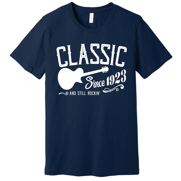 Classic Since 1923 And Still Rockin 100th Birthday Premium T-Shirt