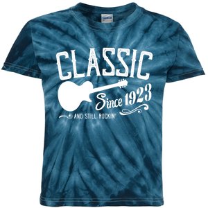 Classic Since 1923 And Still Rockin 100th Birthday Kids Tie-Dye T-Shirt