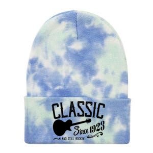 Classic Since 1923 And Still Rockin 100th Birthday Tie Dye 12in Knit Beanie