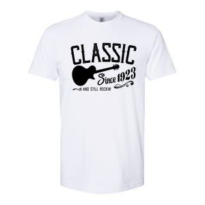 Classic Since 1923 And Still Rockin 100th Birthday Softstyle CVC T-Shirt