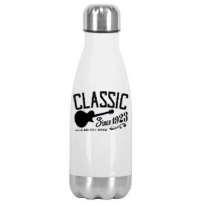 Classic Since 1923 And Still Rockin 100th Birthday Stainless Steel Insulated Water Bottle