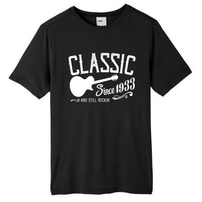 Classic Since 1933 And Still Rockin 90th Birthday Tall Fusion ChromaSoft Performance T-Shirt