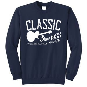 Classic Since 1933 And Still Rockin 90th Birthday Tall Sweatshirt