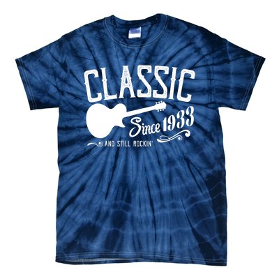 Classic Since 1933 And Still Rockin 90th Birthday Tie-Dye T-Shirt