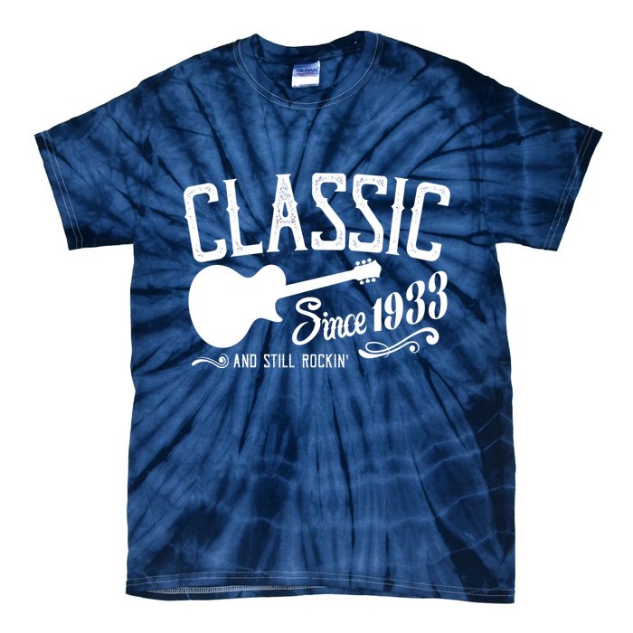 Classic Since 1933 And Still Rockin 90th Birthday Tie-Dye T-Shirt