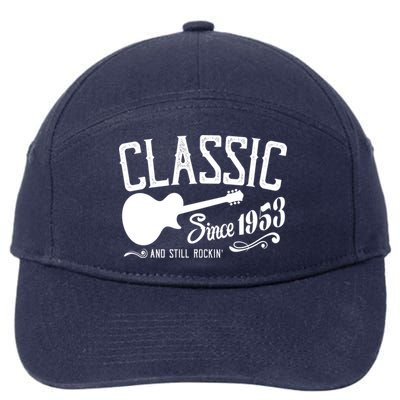 Classic Since 1953 And Still Rockin 70th Birthday 7-Panel Snapback Hat