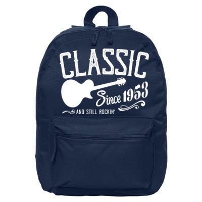 Classic Since 1953 And Still Rockin 70th Birthday 16 in Basic Backpack