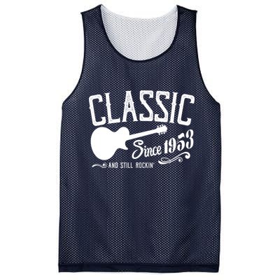 Classic Since 1953 And Still Rockin 70th Birthday Mesh Reversible Basketball Jersey Tank