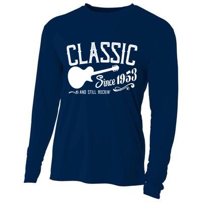 Classic Since 1953 And Still Rockin 70th Birthday Cooling Performance Long Sleeve Crew