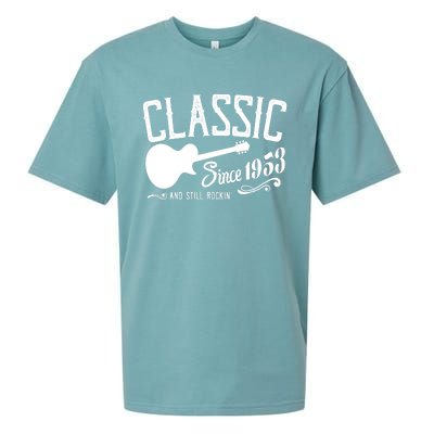 Classic Since 1953 And Still Rockin 70th Birthday Sueded Cloud Jersey T-Shirt