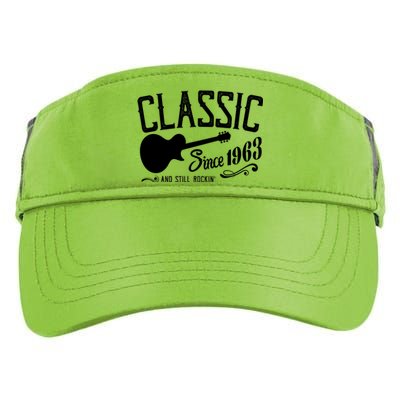 Classic Since 1963 And Still Rockin 60th Birthday Adult Drive Performance Visor