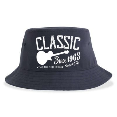 Classic Since 1963 And Still Rockin 60th Birthday Sustainable Bucket Hat