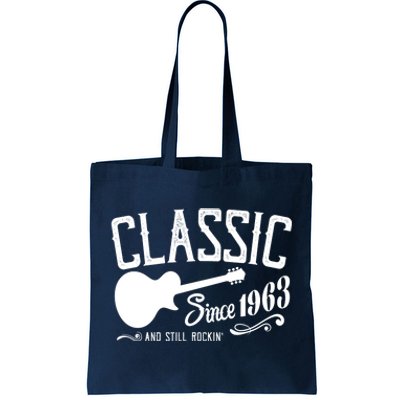 Classic Since 1963 And Still Rockin 60th Birthday Tote Bag