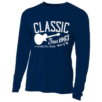 Classic Since 1963 And Still Rockin 60th Birthday Cooling Performance Long Sleeve Crew