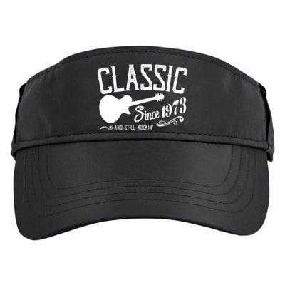 Classic Since 1973 And Still Rockin 50th Birthday Adult Drive Performance Visor