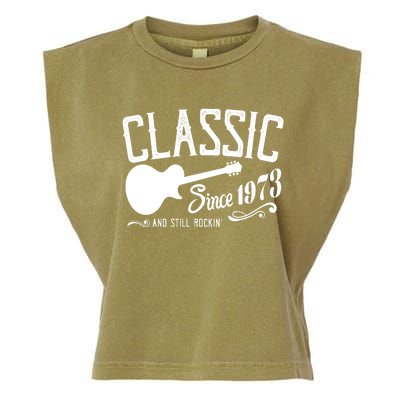 Classic Since 1973 And Still Rockin 50th Birthday Garment-Dyed Women's Muscle Tee