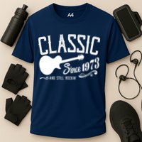 Classic Since 1973 And Still Rockin 50th Birthday Cooling Performance Crew T-Shirt