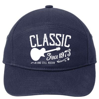 Classic Since 1973 And Still Rockin 50th Birthday 7-Panel Snapback Hat