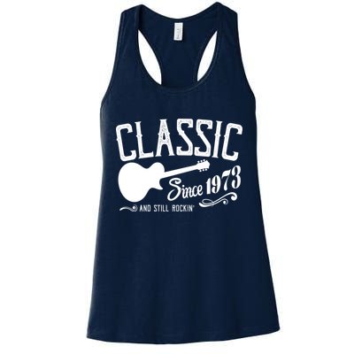 Classic Since 1973 And Still Rockin 50th Birthday Womens Tank Top