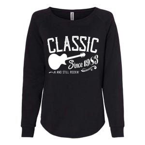 Classic Since 1983 And Still Rockin 40th Birthday Womens California Wash Sweatshirt