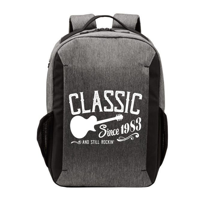 Classic Since 1983 And Still Rockin 40th Birthday Vector Backpack