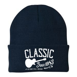 Classic Since 1983 And Still Rockin 40th Birthday Knit Cap Winter Beanie