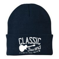 Classic Since 1983 And Still Rockin 40th Birthday Knit Cap Winter Beanie