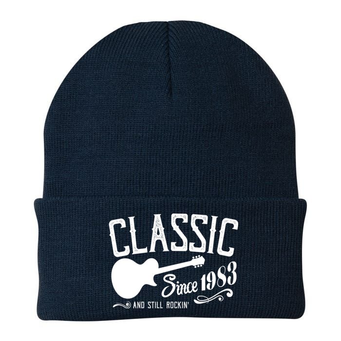 Classic Since 1983 And Still Rockin 40th Birthday Knit Cap Winter Beanie