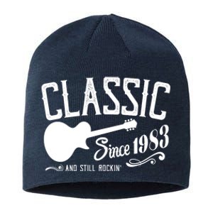 Classic Since 1983 And Still Rockin 40th Birthday Sustainable Beanie