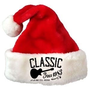 Classic Since 1983 And Still Rockin 40th Birthday Premium Christmas Santa Hat