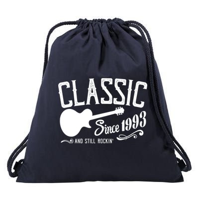 Classic Since 1993 And Still Rockin 30th Birthday Drawstring Bag