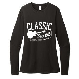 Classic Since 1924 And Still Rockin 100th Birthday Womens CVC Long Sleeve Shirt