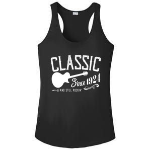 Classic Since 1924 And Still Rockin 100th Birthday Ladies PosiCharge Competitor Racerback Tank