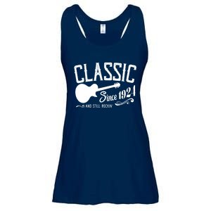 Classic Since 1924 And Still Rockin 100th Birthday Ladies Essential Flowy Tank