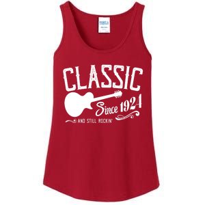 Classic Since 1924 And Still Rockin 100th Birthday Ladies Essential Tank